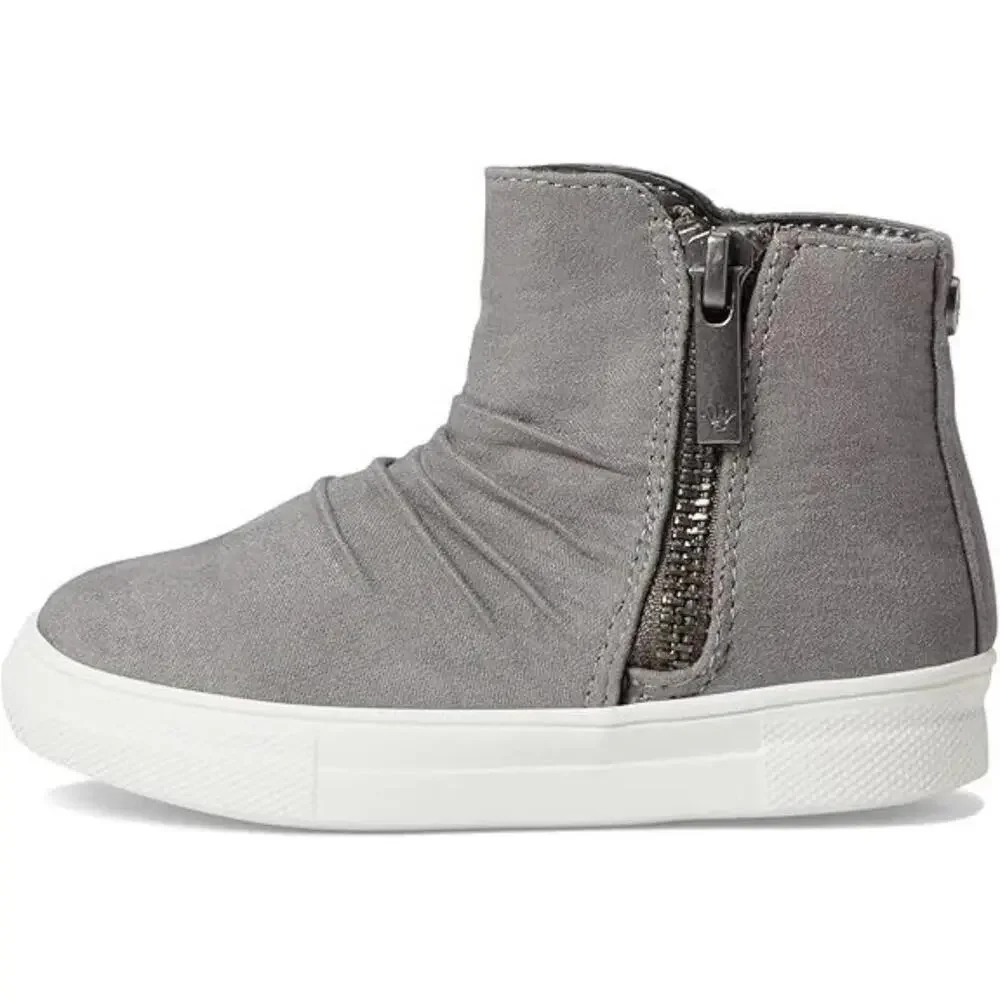 Nina Amanda Boots Toddler 10M Gray Slouchy Detail Round Toe Ankle Bootie ZAP2477
